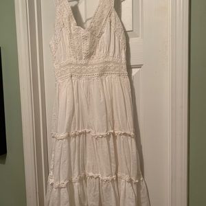 Cream dress never been worn